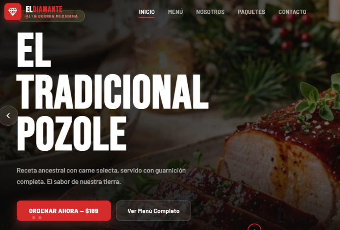 Landing Page Restaurante